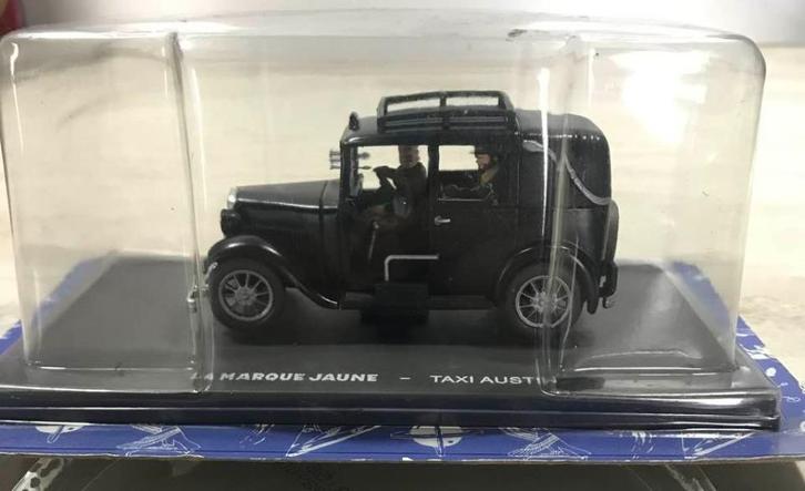 Blake & Mortimer miniatuur auto: Taxi Austin, Verzamelen, Stripfiguren, Zo goed als nieuw, Overige typen, Overige figuren, Ophalen
