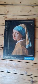 Clementoni Museum puzzel Girl With Pearl Earring Vermeer, Hobby en Vrije tijd, Nieuw, 500 t/m 1500 stukjes, Legpuzzel, Ophalen