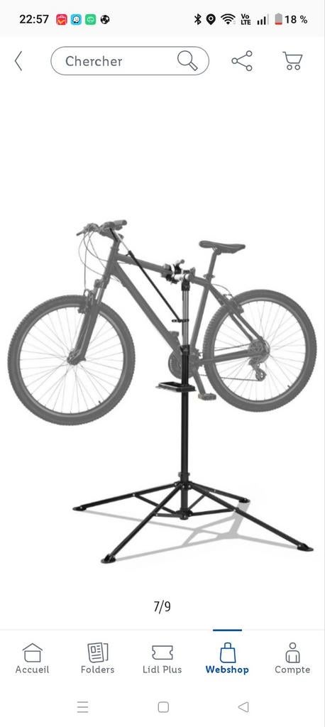 Support pour entretien de vélo, Enlèvement ou Envoi