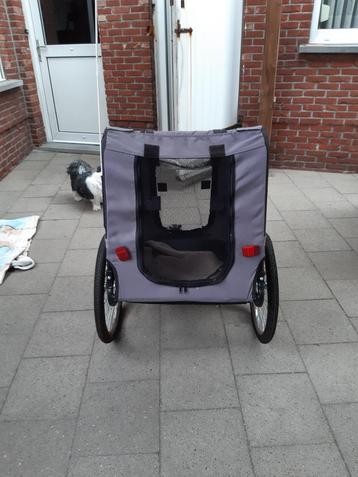 Fietskar hond, Fietsen en Brommers, Fietsaccessoires | Aanhangwagens en Karren, Ophalen, Zo goed als nieuw, Hondenkar
