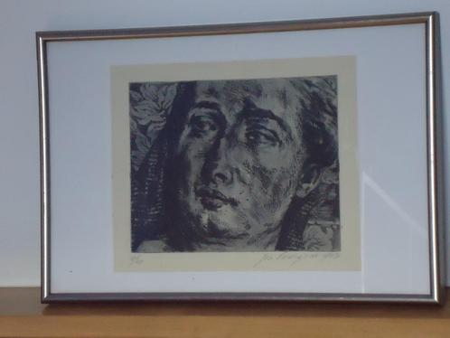 1956 Jos VERDEGEM 1897-1957 Gent eauforte gesigneerd & 4/60, Antiek en Kunst, Kunst | Etsen en Gravures, Ophalen of Verzenden