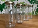 Glazen fles - 45 flessen met goudkleurig draaideksel, Ophalen of Verzenden, Gebruikt, Overige typen