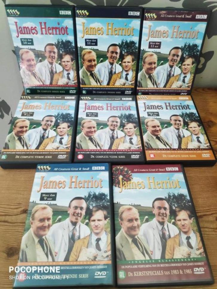 JAMES HERRIOT DE COMPLETE SERIE 1 T/M 7 + KERSTSPECIALS, CD & DVD, DVD | TV & Séries télévisées, Comme neuf, Drame, Coffret, Tous les âges