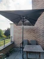 Langwerpige parasol, Ophalen, Zo goed als nieuw, Parasolvoet