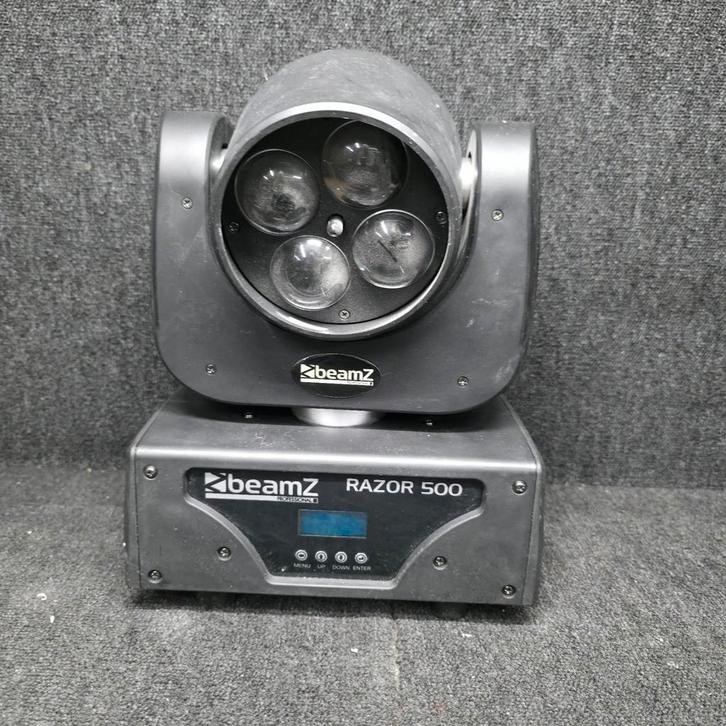 BEAMZ RAZOR 500   moving head

1x, Muziek en Instrumenten, Licht en Laser, Ophalen of Verzenden