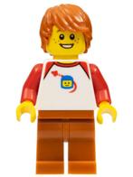 Lego figuur adp042 Male, White Classic Space Shirt / B1-2, Kinderen en Baby's, Speelgoed | Duplo en Lego, Ophalen of Verzenden