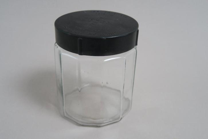 Bocal -  Pot à tabac vintage Nozon verre et bakélite, Antiquités & Art, Curiosités & Brocante, Enlèvement ou Envoi