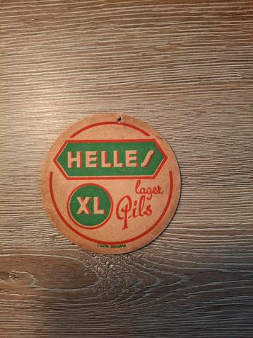 Oud bierviltje helles xl ixelberg (3), Verzamelen, Ophalen of Verzenden