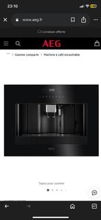 Machine a cafe Aeg, Ophalen of Verzenden, Zo goed als nieuw, Combi, Koffiebonen