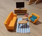 Poppen huis meubeltjes sofa tv, Enlèvement, Comme neuf, Autres types