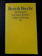 Bertolt Brecht - Die Hochzeit und andere Einakter, Nieuw, Ophalen of Verzenden, Europa overig, Bertolt Brecht