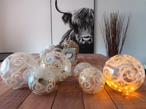 Boules de Noël lumineuses, Maison & Meubles, Lampes | Autre, Comme neuf, Enlèvement ou Envoi