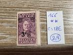 Belgisch congo 166 postfris, Ophalen of Verzenden, Postfris, Postfris