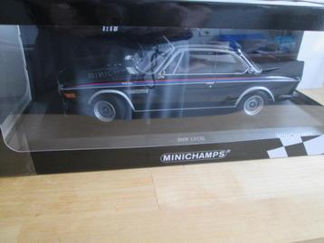 1:18 Minichamps BMW 3,0 CSL 1973 schwarz Limit 444