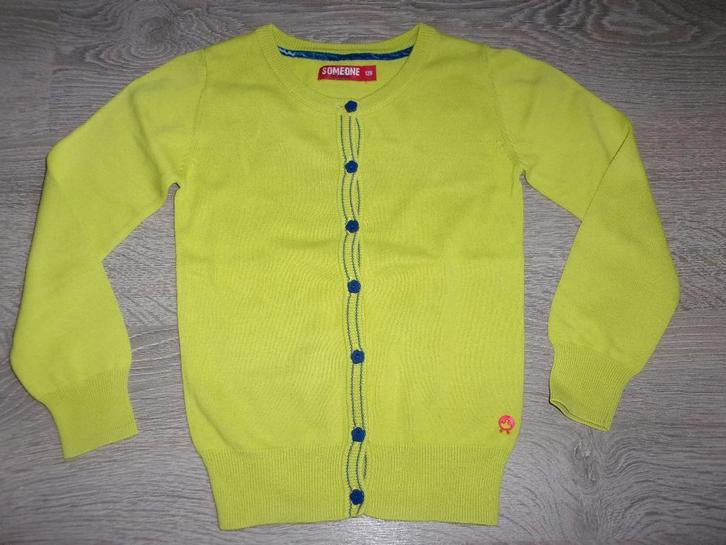 Meisjes giletjes. Maat 128 (SOMEONE), Kinderen en Baby's, Kinderkleding | Maat 128, Zo goed als nieuw, Meisje, Trui of Vest, Ophalen of Verzenden