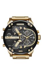 diesel horloge MR daddy 2.0 gold, Handtassen en Accessoires, Horloges | Heren, Ophalen of Verzenden