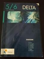 Delta 5/6 Statistiek, Comme neuf, Secondaire, Mathématiques A, Plantyn