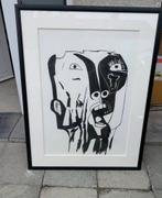 Gesigneerde lithografie, Antiek en Kunst, Ophalen of Verzenden