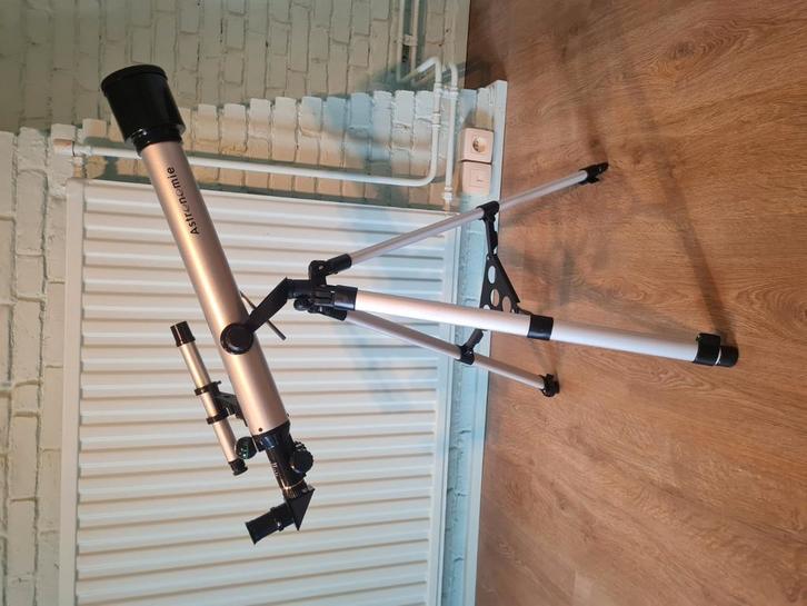 Refractor telescoop GT-TEL-02 met Luxe Opberg Koffer, Audio, Tv en Foto, Optische apparatuur | Telescopen, Zo goed als nieuw, Ophalen