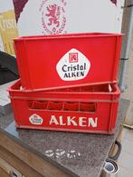 2 bierbakken Cristal Alken, Collections, Marques de bière, Comme neuf, Enlèvement ou Envoi
