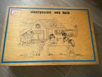 Vintage houten vloerpuzzel in houten kist 24 stuks, Ophalen