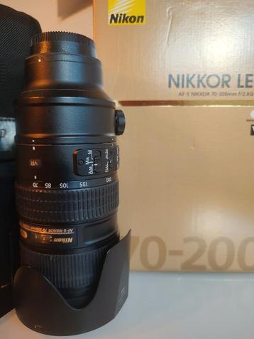 Nikon 70-200mm F/2.8 G ED VR II  disponible aux enchères