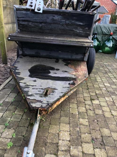Oude aanhangwagen/kar, Antiek en Kunst, Antiek | Keramiek en Aardewerk, Ophalen