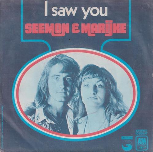 Seemon & Marijke – I saw you / The son of America - Single, Cd's en Dvd's, Vinyl Singles, Gebruikt, Single, Pop, 7 inch, Ophalen of Verzenden