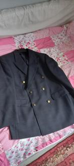 Blazer donkerblauw  geruit ,heren  maat 44, Ophalen, Zo goed als nieuw