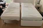 Bed met extra uitschuifbaar bed eronder voor logé, Ophalen, 85 tot 100 cm, Zo goed als nieuw, Matras