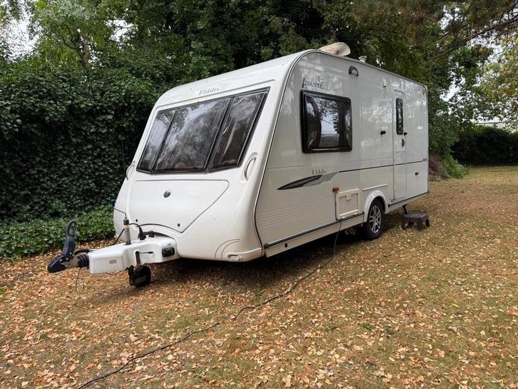 Elddis avanté club 462, Caravanes & Camping, Caravanes, Particulier, jusqu'à 2, Siège de train, Elddis, Coin salon convertible