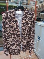 Blouse nieuw print blauw bruin Christi-Rose mt 48, Neuf, Taille 46/48 (XL) ou plus grande, Enlèvement ou Envoi, Autres couleurs