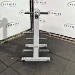 Technogym - Pure Strength - Olympic Weight Plate Stand, Sport en Fitness, Ophalen of Verzenden, Gebruikt, Benen, Halterschijven