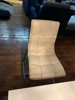 Lederen stoelen 6x, Huis en Inrichting, Ophalen, Gebruikt, Wit, Leer