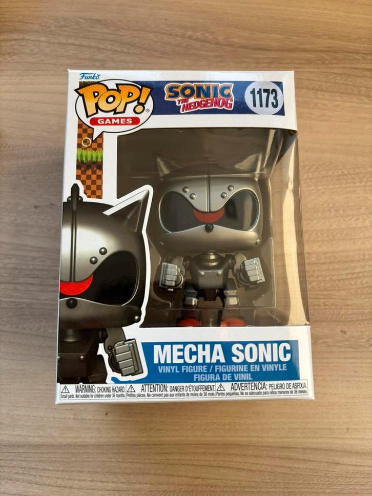 Funko Pop ! Jeux #1173 Mecha Sonic — Sonic the Hedgehog, Collections, Jouets miniatures, Comme neuf, Enlèvement ou Envoi