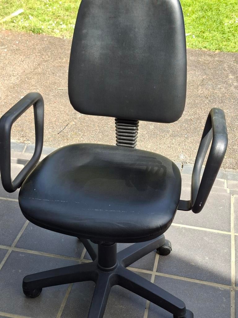 Chaises de bureau, Ergonomique, Comme neuf, Noir, Chaise de bureau