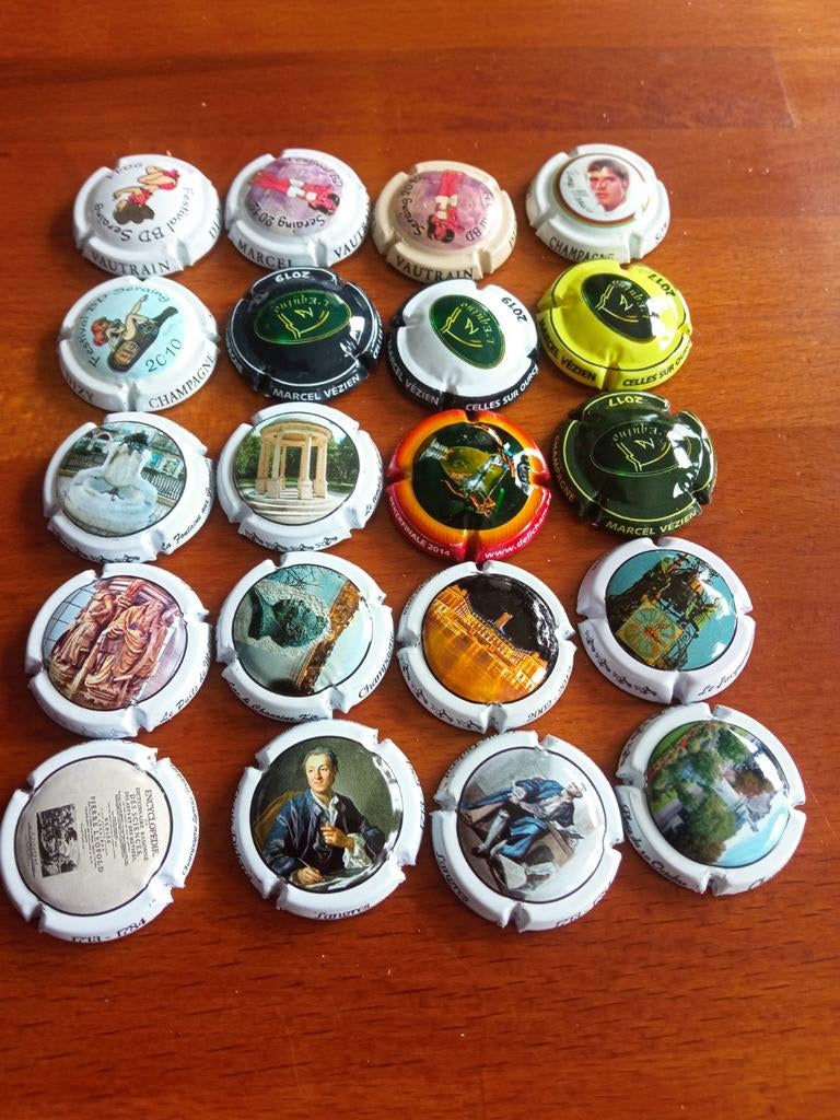 Champagne capsules lot 24, Envoi