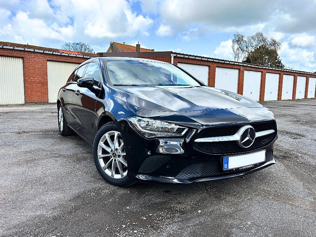 Mercedes CLA Break | 2020 | Benzine automaat | 65.550 km, CLA, 4 cilinders, Leder en Stof, Zwart