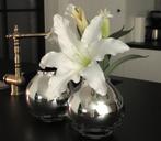 Menu & Qdo twee spiegelvazen in glas met bloemen, Overige kleuren, Verzenden, Minder dan 50 cm, Glas