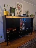 Leuke retro etalagekast, Ophalen, Gebruikt, Met deur(en)