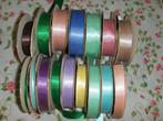 244 mètres de ruban double face satin. 9mm. 15mm. 23mm., Enlèvement ou Envoi, Neuf, Ruban, Bande ou Élastique