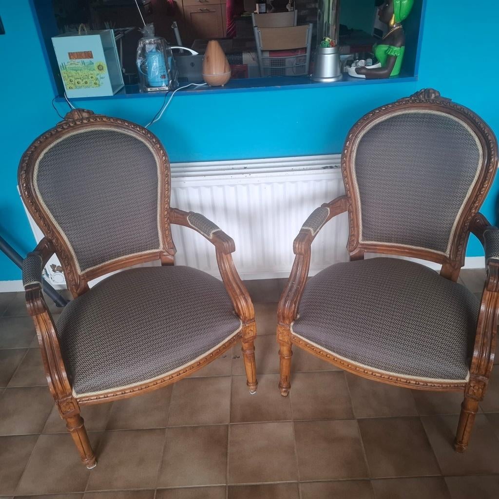 Fauteuil, Enlèvement, Neuf, Tissus, Louis 13