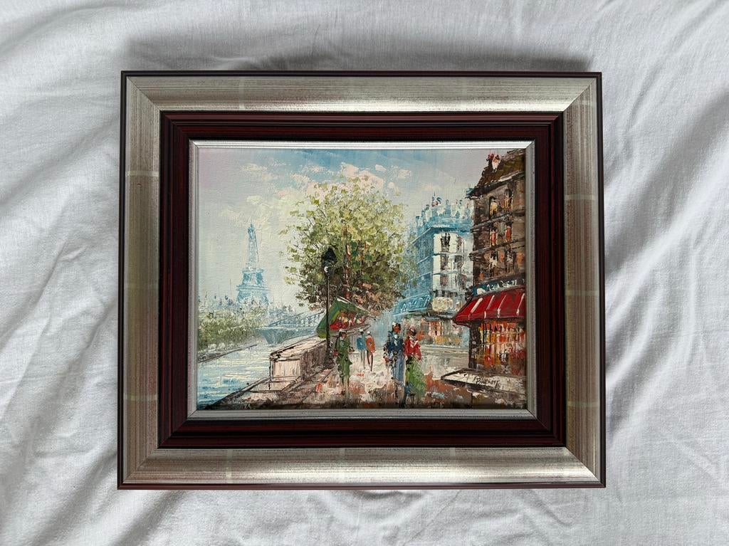 Peinture de Caroline Burnett (avec certificat), Antiquités & Art, Art | Peinture | Classique, Enlèvement ou Envoi