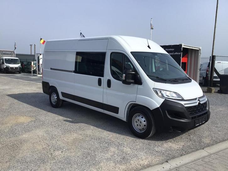 citroen jumper l3h2 165pk dubbel/cabine 2022 VERKOCHT, Autos, Camionnettes & Utilitaires, Entreprise, Achat, ABS, Caméra de recul