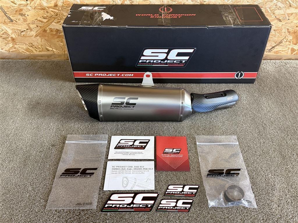 SC Project SC1-R uitlaat demper Honda CB750 Hornet 2023 2024, Motoren, Verzenden, Nieuw