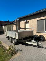 Remorque freinée à double essieu à vendre, Autos : Divers, Remorques, Enlèvement ou Envoi, Comme neuf
