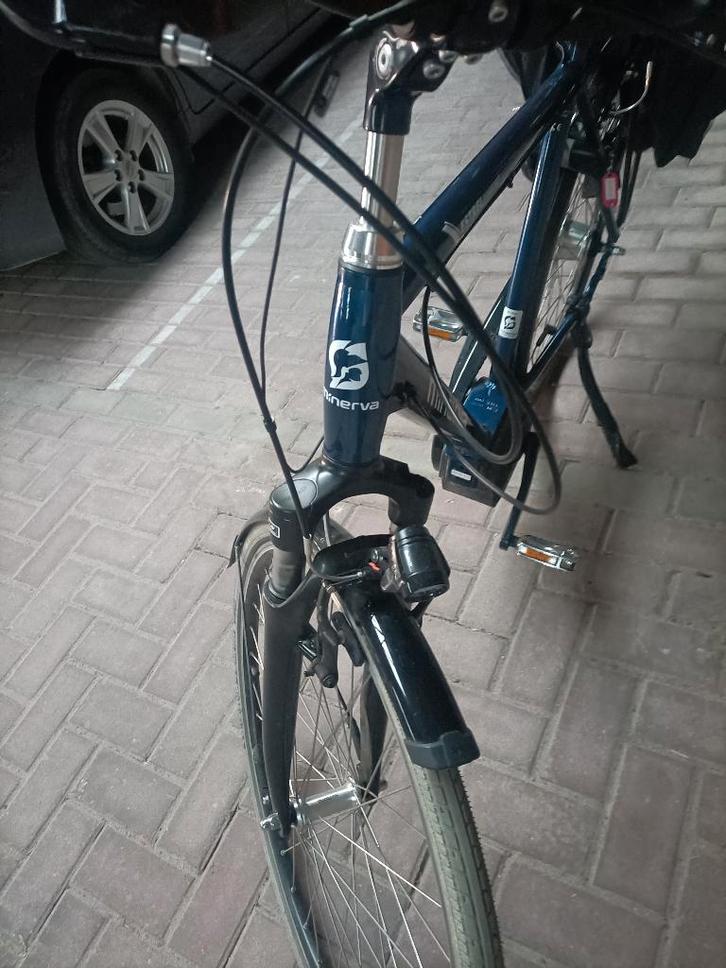 Electrische herenfiets Minerva Estrel Comfort, Fietsen en Brommers, Elektrische fietsen, Zo goed als nieuw, Overige merken, Ophalen