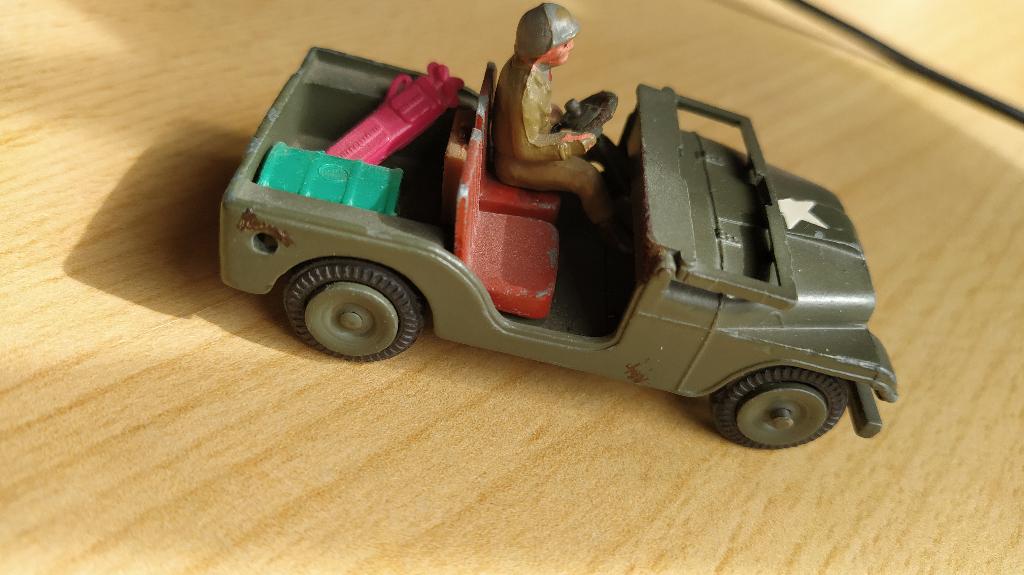 TEKNO, FABRIQUÉ AU DANEMARK, JEEP n 814, 1:43, Hobby & Loisirs créatifs, Voitures miniatures | 1:43, Enlèvement ou Envoi, Utilisé