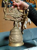 Ancienne Cloche Bronze 1,5kg - Inscription Latine 1910, Enlèvement, Bronze