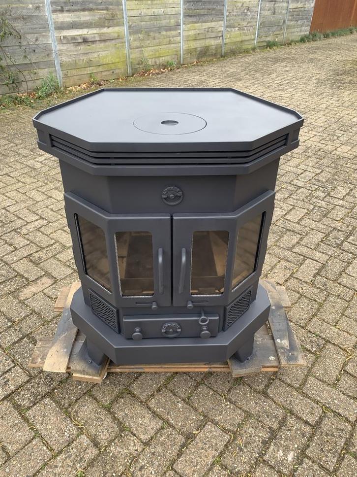 Barbas Rosolo houtkachel, Maison & Meubles, Poêles, Utilisé, Autoportant, Poêle à bois, Bois, Enlèvement